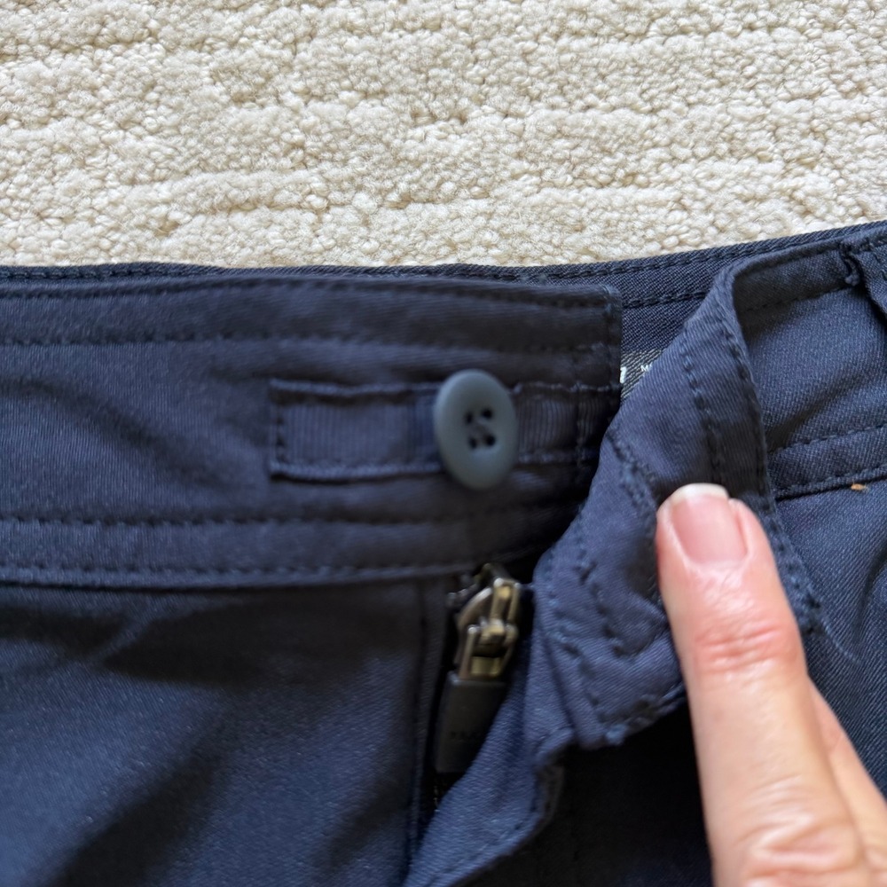 Prana Standard Fit Navy Utility Shorts Womens Size 10 Outdoors Hiking Gorpcore - Picture 7 of 9